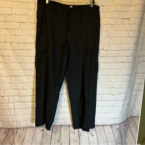 Izarra silk blend drawstring cargo pants, M